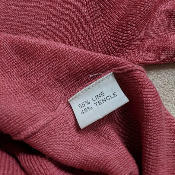 PATRIZIA PEPE FIRENZE Linen Knit Top Pastel Pink - Picture 6 of 9
